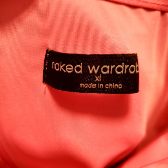 Medium but tag says XL. Faux Vinyl. Naked Wardrobe. BARBIECON Mini dress - Picture 9 of 15